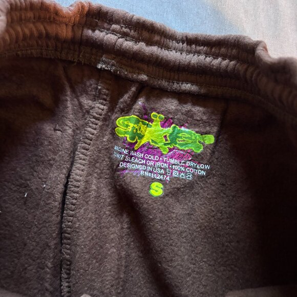 Sp5der Classic Sweatpants Brown - Picture 4 of 4